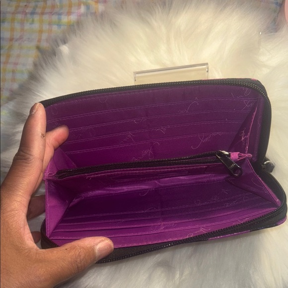 Pink and Blue Leopard Print Women's Wallet! - Picture 6 of 12